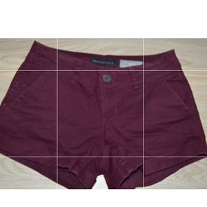 Burgundy Shorts